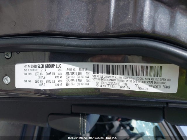 Jeep Cherokee Limited 2014 1C4PJLDS3EW201131 Image 9