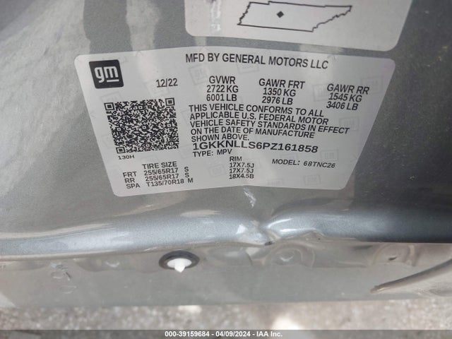 GMC Acadia Awd At4 2023 1GKKNLLS6PZ161858 Image 9