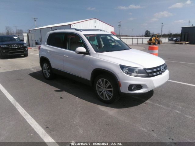Auction sale of the 2012 Volkswagen Tiguan Se, vin: WVGBV7AX5CW583208, lot number: 39160077