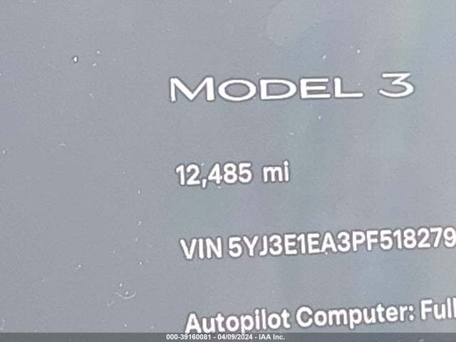 Tesla Model 3 Rear-wheel Drive 2023 5YJ3E1EA3PF518279 Image 15