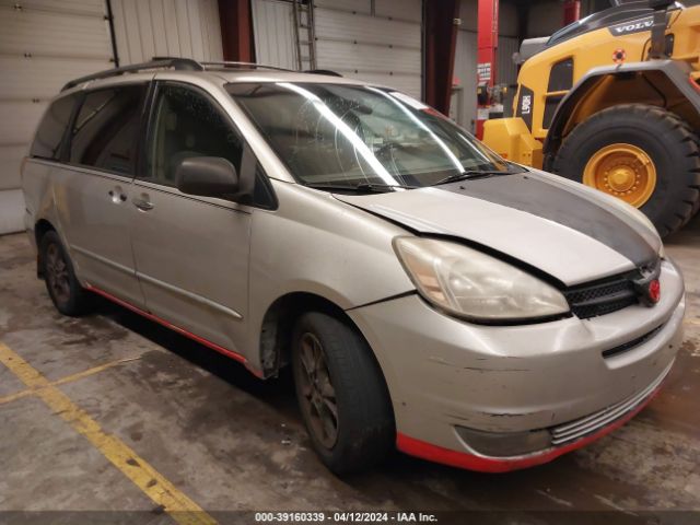 Auction sale of the 2004 Toyota Sienna Xle, vin: 5TDZA22CX4S118860, lot number: 39160339