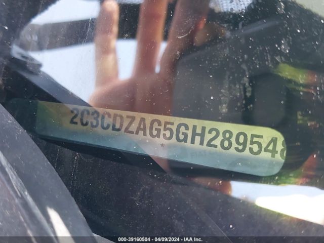 2C3CDZAG5GH289548 Dodge Challenger Sxt Plus