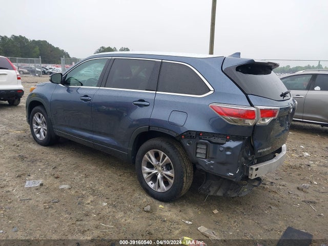 Toyota Highlander Xle V6 2015 5TDJKRFH3FS223669 Image 3