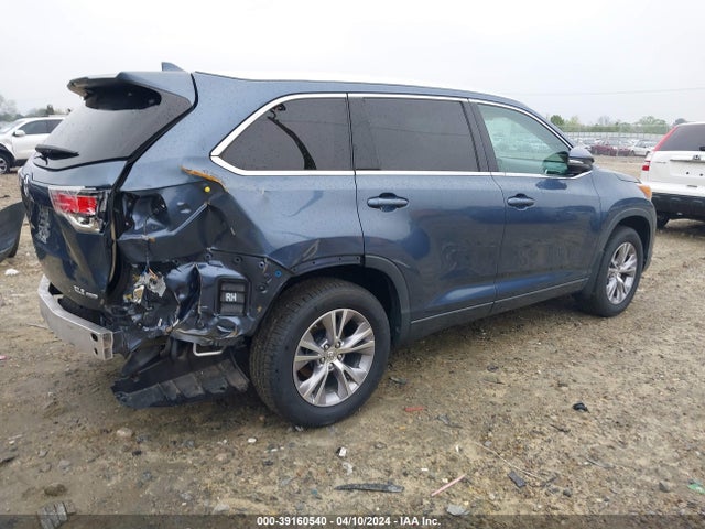 Toyota Highlander Xle V6 2015 5TDJKRFH3FS223669 Image 4