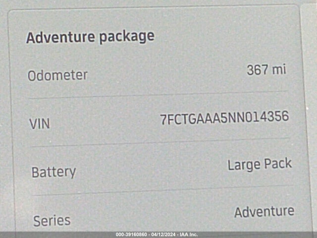 Rivian R1t Adventure 2022 7FCTGAAA5NN014356 Image 15