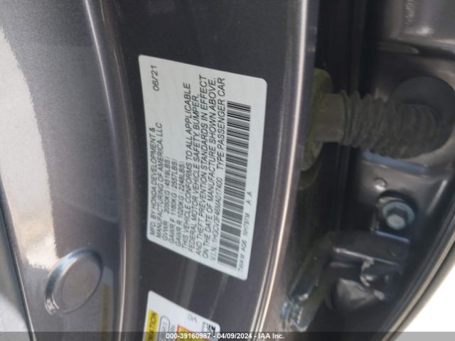 1HGCV3F46MA017400 Honda Accord Hybrid Ex