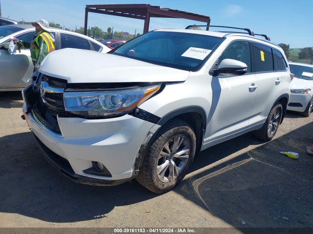 Toyota Highlander Xle V6 2015 5TDJKRFH4FS132605 Image 2