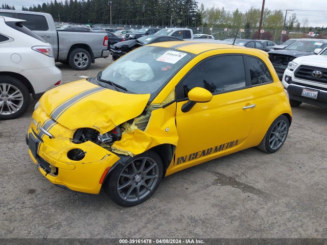 2012 FIAT 500 3C3CFFAR9CT381029 Photo 1