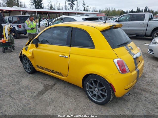 2012 FIAT 500 3C3CFFAR9CT381029 Photo 2