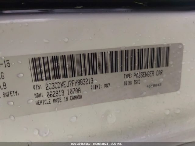 2C3CDXEJ7FH883213 Dodge Charger Srt 392