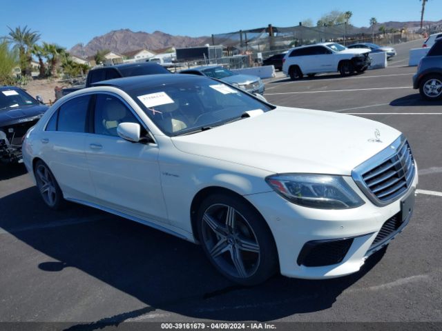 2014 Mercedes-benz S 63 Amg 4matic მანქანა იყიდება აუქციონზე, vin: WDDUG7JB3EA027397, აუქციონის ნომერი: 39161679