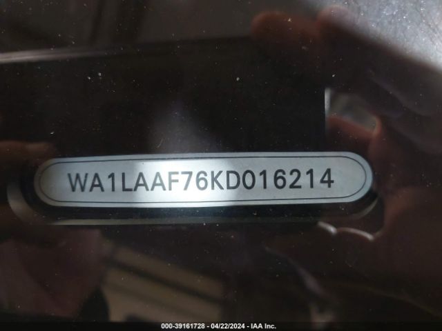 WA1LAAF76KD016214 Audi Q7 55 Premium/55 Se Premium
