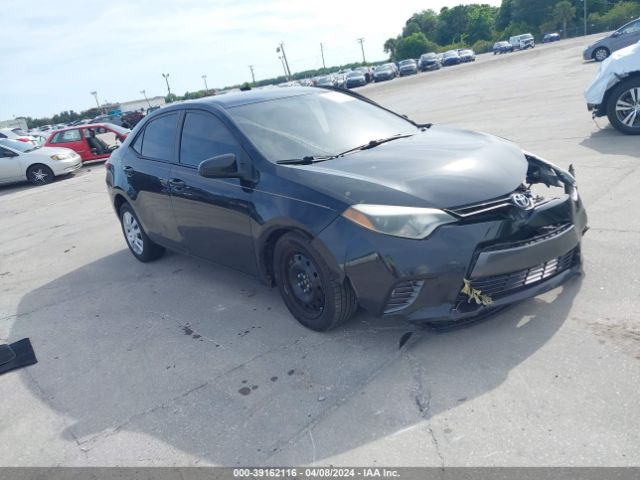Auction sale of the 2016 Toyota Corolla Le, vin: 2T1BURHE7GC609457, lot number: 39162116