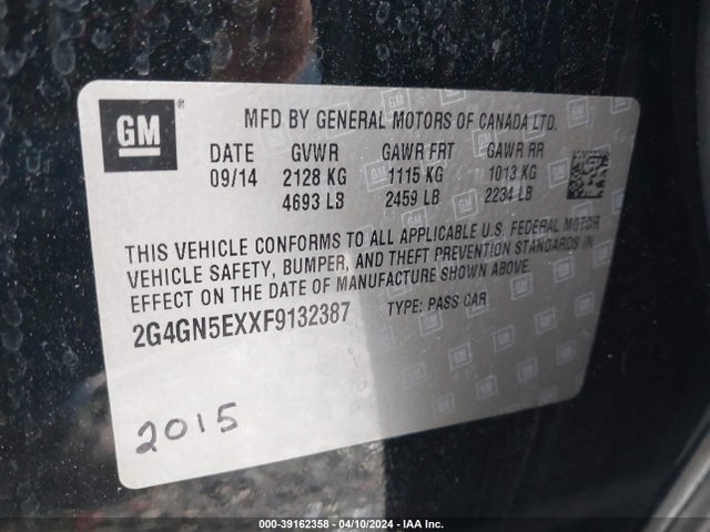 2G4GN5EXXF9132387 Buick Regal Turbo/e-assist Premium I