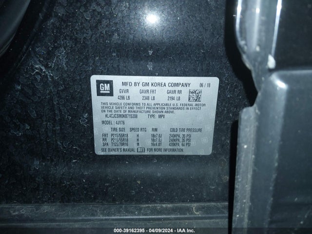 Buick Encore Fwd Essence 2019 KL4CJCSM0KB715308 Image 9
