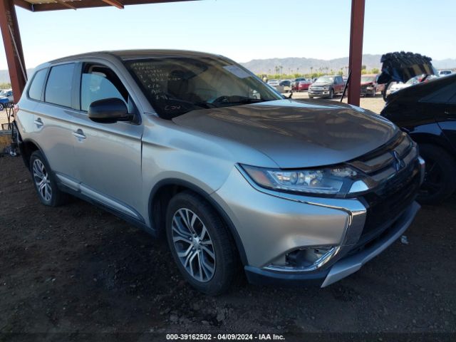 Продажа на аукционе авто 2018 Mitsubishi Outlander Es, vin: JA4AD2A33JZ062240, номер лота: 39162502