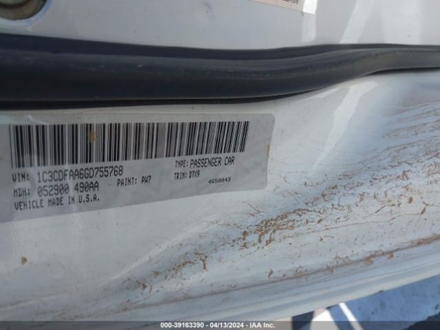1C3CDFAA6GD755768 Dodge DART SE