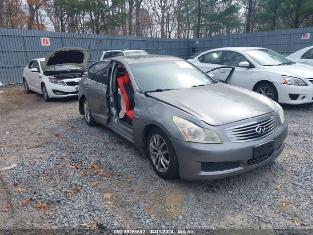 Auction sale of the 2008 Infiniti G35x, vin: JNKBV61F98M254146, lot number: 39163592
