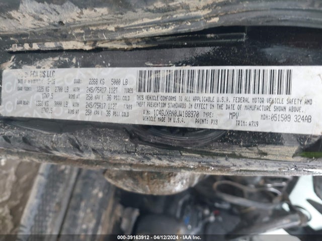 1C4GJXAN0JW188970 Jeep Wrangler Sport S 4x4