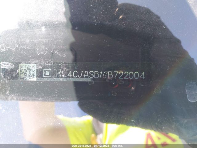 KL4CJASB1GB722004 Buick Encore