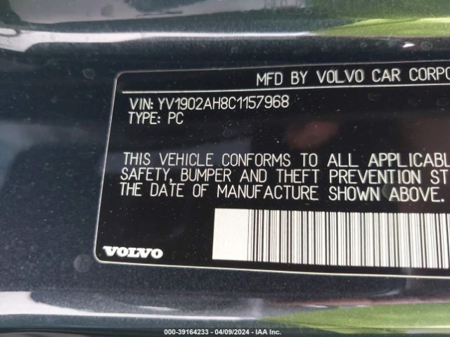 2012 VOLVO S80 YV1902AH8C1157968 Photo 8