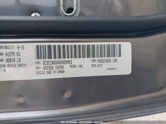 2C3CCAGG4GH329453 Chrysler 300 300s