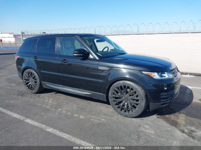 Auction sale of the 2015 Land Rover Range Rover Sport 3.0l V6 Supercharged Hse/3.0l V6 Supercharged Se, vin: SALWG2VF8FA512986, lot number: 39164829