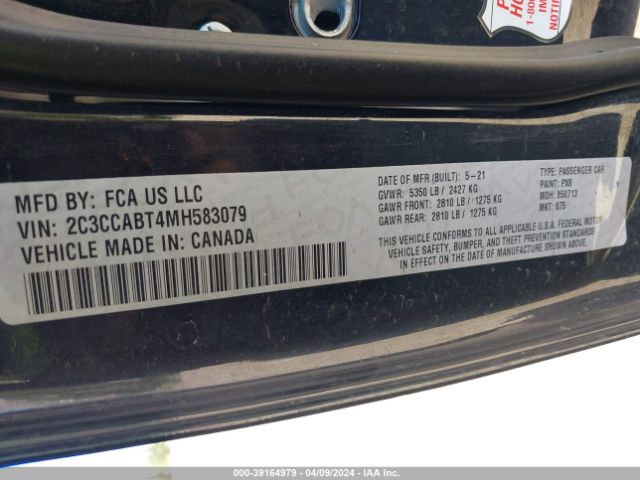 2C3CCABT4MH583079 Chrysler 300 300s