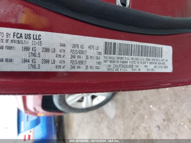 Jeep Patriot Latitude 2016 1C4NJRFB4GD619638 Image 9