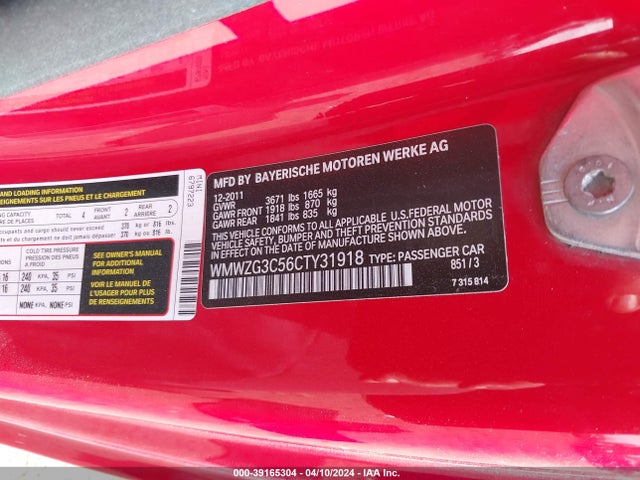 2012 MINI COOPER S CLUBMAN WMWZG3C56CTY31918 Photo 8