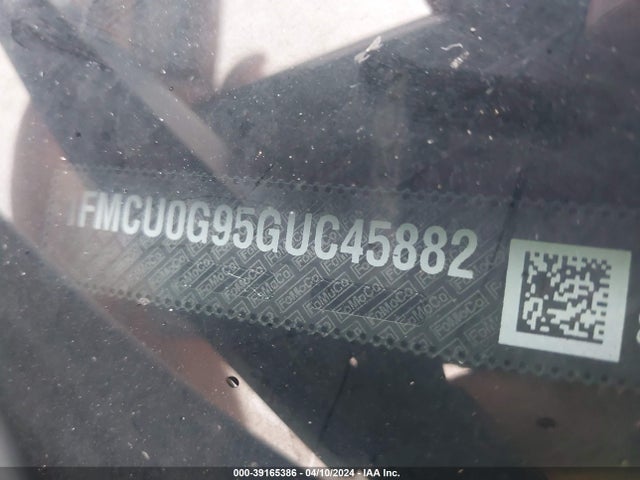 Ford ESCAPE SE 2016 1FMCU0G95GUC45882 Image 9
