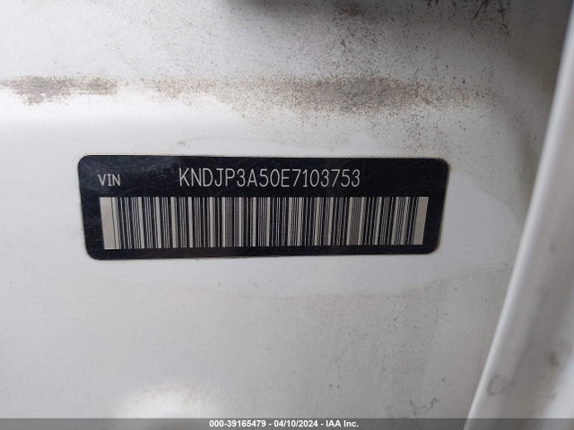 KIA SOUL + 2014 KNDJP3A50E7103753 Image 9