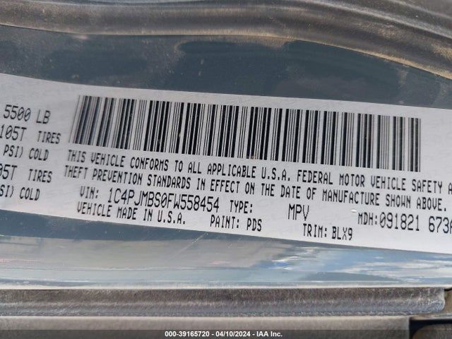 Jeep Cherokee Trailhawk 2015 1C4PJMBS0FW558454 Image 9