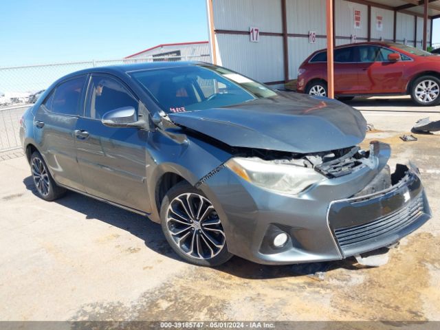 Auction sale of the 2015 Toyota Corolla S Plus, vin: 5YFBURHE7FP343128, lot number: 39165747