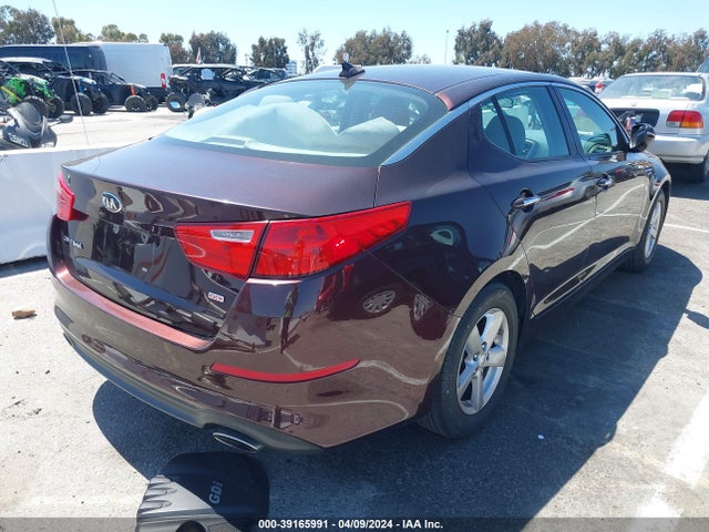 KIA Optima Lx 2014 5XXGM4A76EG306261 Image 4