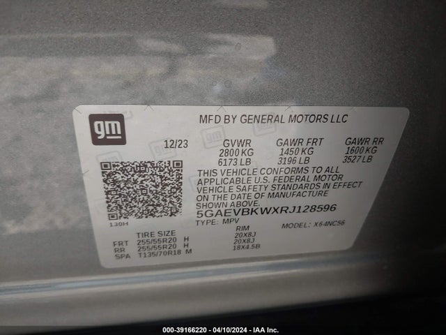5GAEVBKWXRJ128596 Buick Enclave Premium Awd