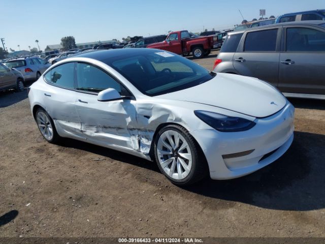 Aukcja sprzedaży 2021 Tesla Model 3 Standard Range Plus Rear-wheel Drive, vin: 5YJ3E1EA4MF922011, numer aukcji: 39166433