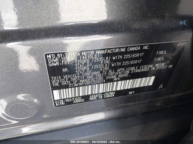 Toyota Rav4 Xle 2023 2T3W1RFV9PC224504 Image 9