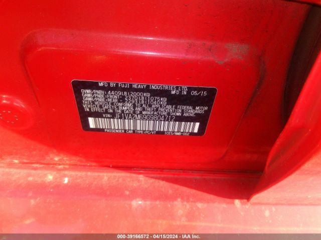 JF1VA2M69G9804712 Subaru Wrx Sti