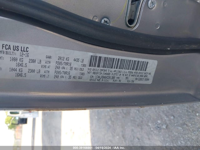 1C4NJPBA6HD201388 Jeep Patriot Sport Fwd