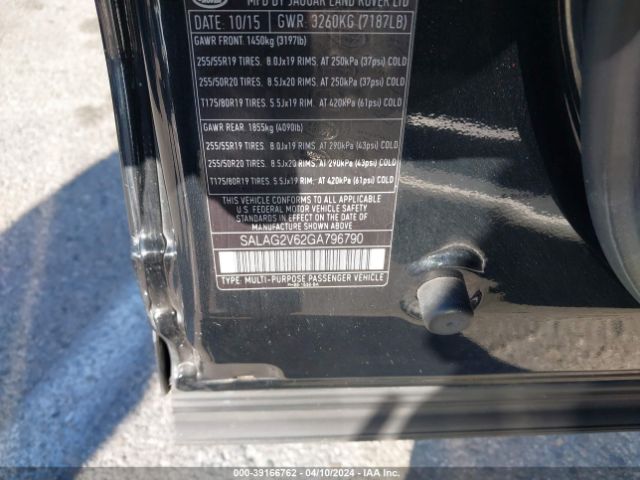 SALAG2V62GA796790 Land Rover LR4