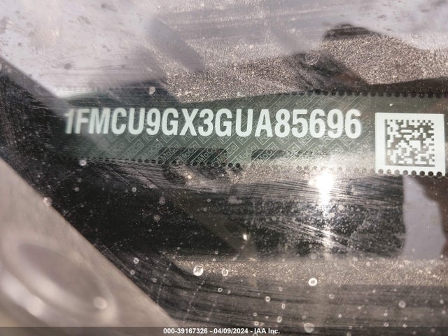 Ford ESCAPE SE 2016 1FMCU9GX3GUA85696 Image 9
