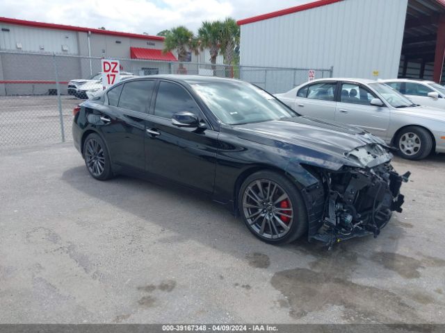 39167348 :رقم المزاد ، JN1FV7DP3MM850248 vin ، 2021 Infiniti Q50 Red Sport 400 مزاد بيع