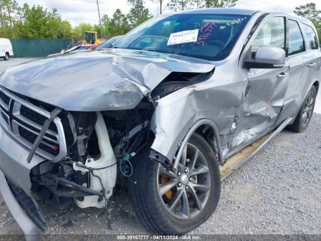1C4RDHDG1JC316525 Dodge Durango Gt Rwd