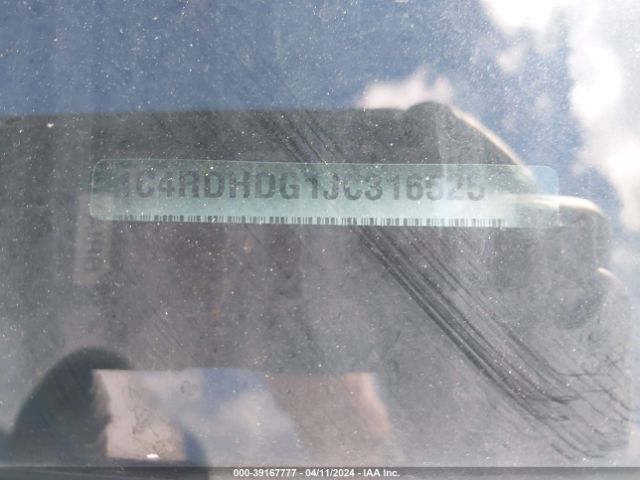 1C4RDHDG1JC316525 Dodge Durango Gt Rwd