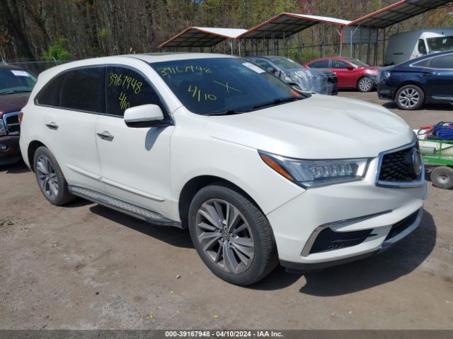 Продажа на аукционе авто 2018 Acura Mdx Technology Package   Acurawatch Plus Pkg, vin: 5J8YD4H55JL007171, номер лота: 39167948