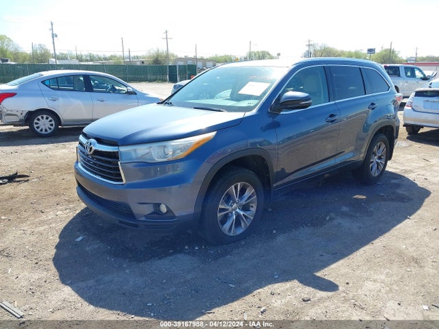 Toyota Highlander Xle V6 2015 5TDJKRFH6FS144772 Image 2