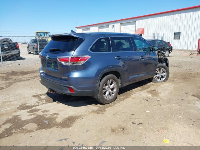 Toyota Highlander Xle V6 2015 5TDJKRFH6FS144772 Image 4