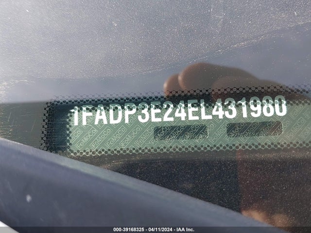 Ford FOCUS S 2014 1FADP3E24EL431980 Image 9