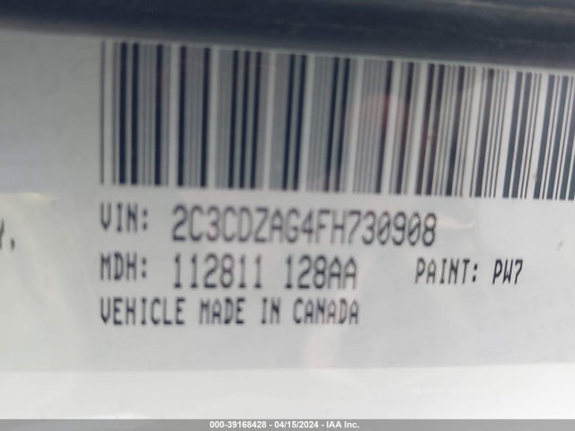 Dodge Challenger Sxt 2015 2C3CDZAG4FH730908 Image 9